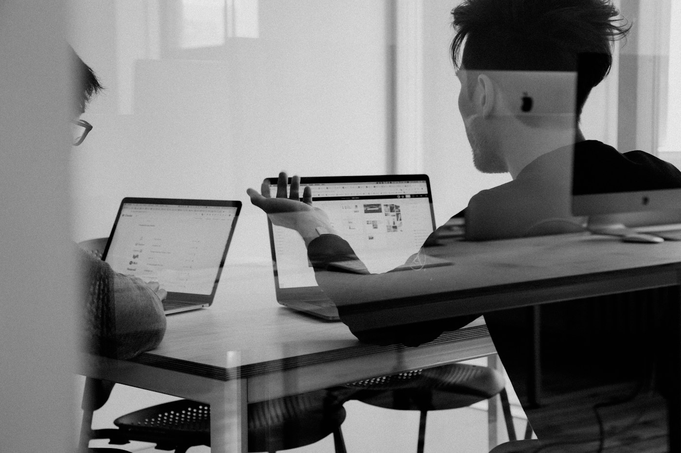A strategy team connecting creative ideas with business performance objectives