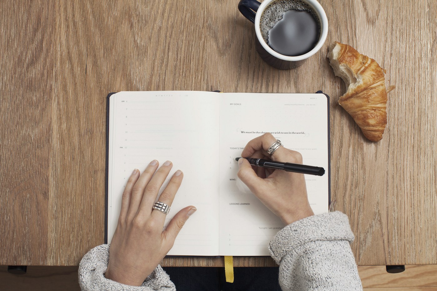 Research notes and editorial materials used to shape brand positioning and messaging